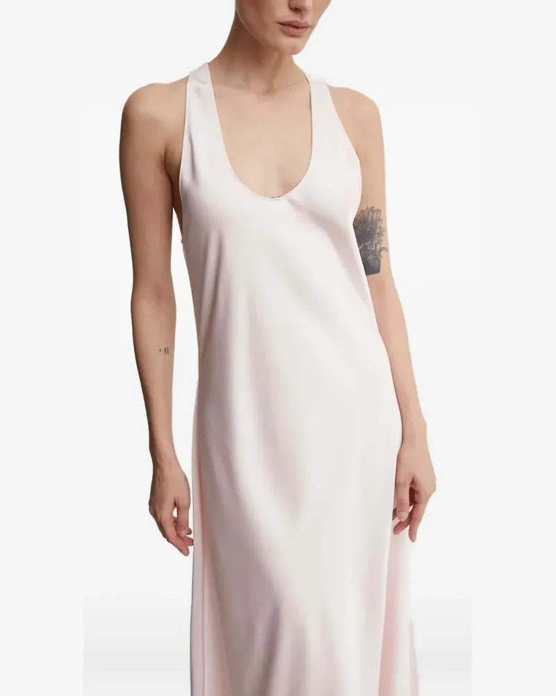 Day Birger et Mikkelsen Midikleid mit Racerback - Rosa Rosa