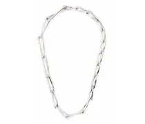 Klobige Halskette mit verdrehten Gliedern