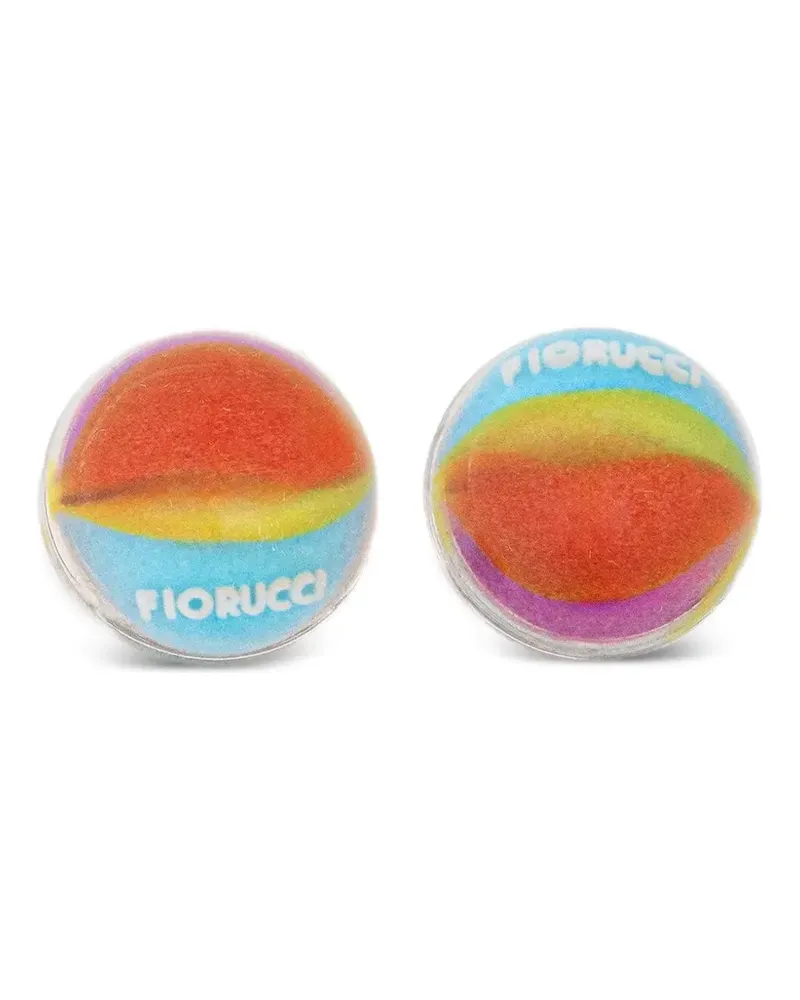 Fiorucci Marble round earrings - Silber Silber
