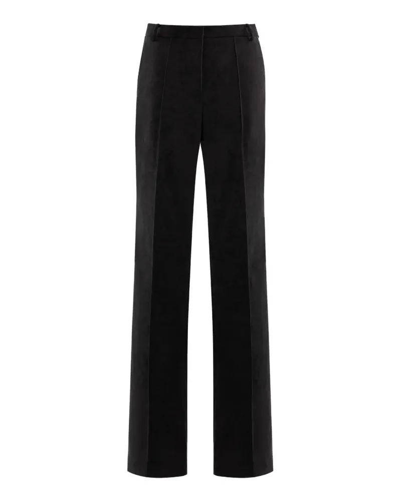Saiid Kobeisy straight-cut straight trousers - Schwarz Schwarz