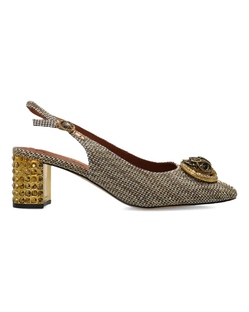 Kurt Geiger embellished slingback heeled pumps - Nude Nude