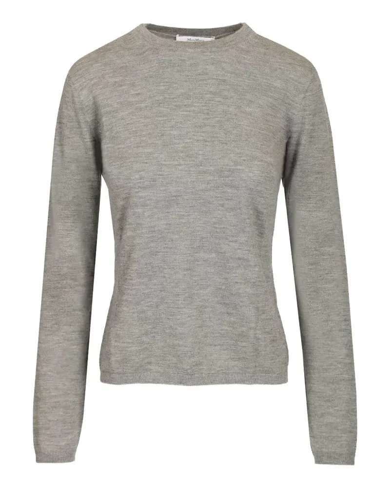 Max Mara cashmere crew-neck sweater - Grau Grau