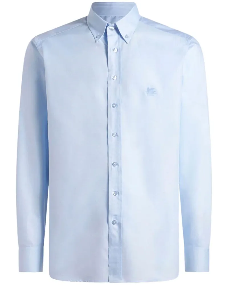 Etro Geknöpftes Pegaso Hemd - Blau Blau