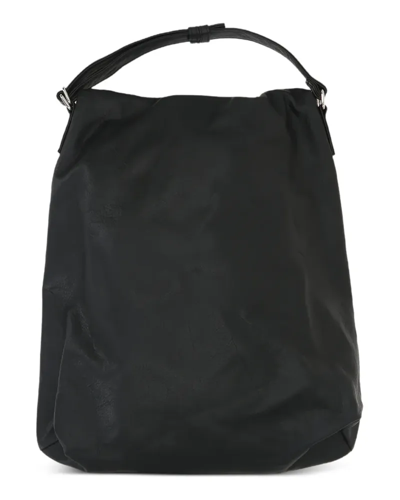 Yohji Yamamoto Rucksack aus Leder - Schwarz Schwarz