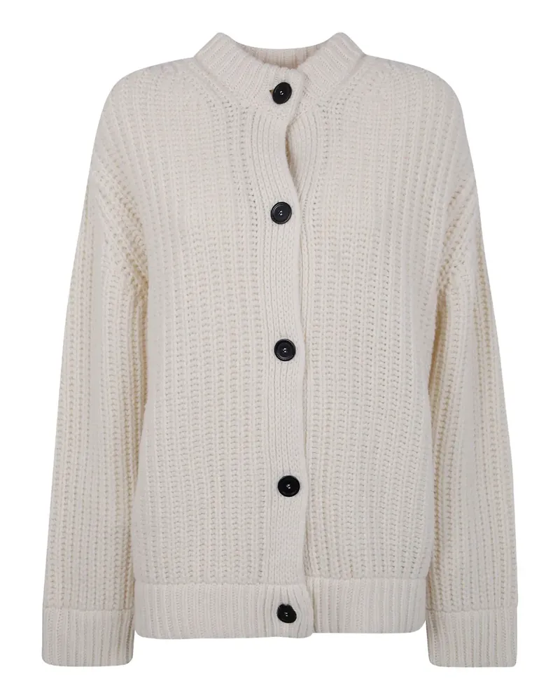Semicouture Gerippter Amalia Wollcardigan - Nude Nude