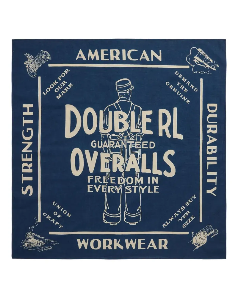 Ralph Lauren Workwear Schal mit grafischem Print - Blau Blau