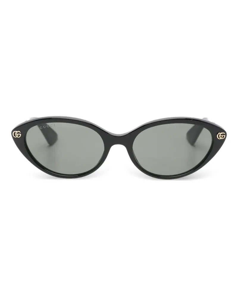 Gucci Klassische Sonnenbrille - Schwarz Schwarz