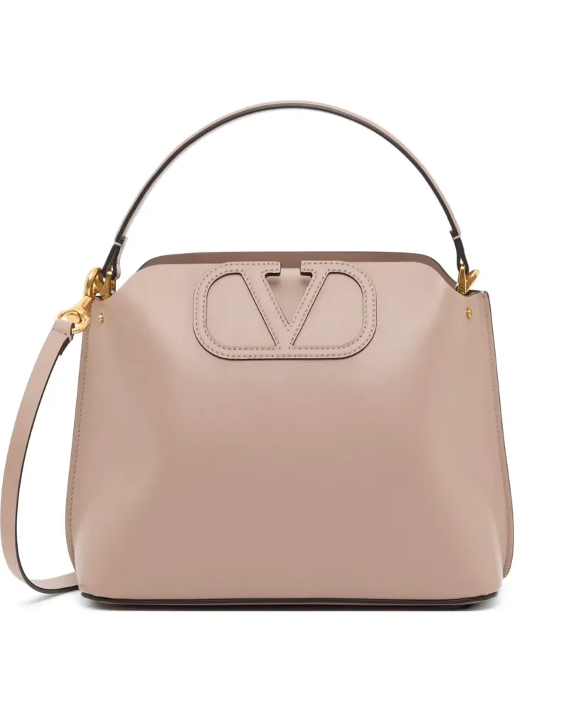 Valentino Garavani Fill Me In handbag in calfskin - Nude Nude