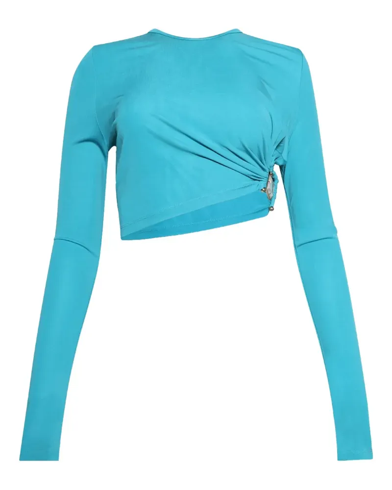 Christopher Esber Bezel Quartz Langarmshirt mit Twist-Detail - Blau Blau