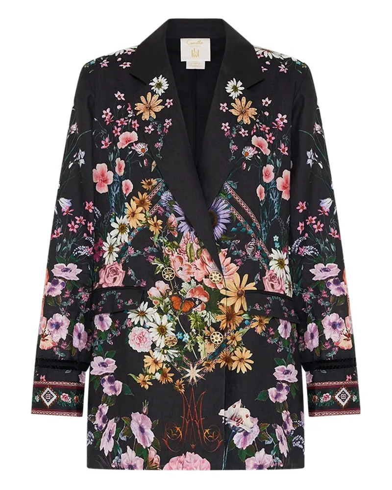 Camilla Letters from a Vineyard blazer - Schwarz Schwarz