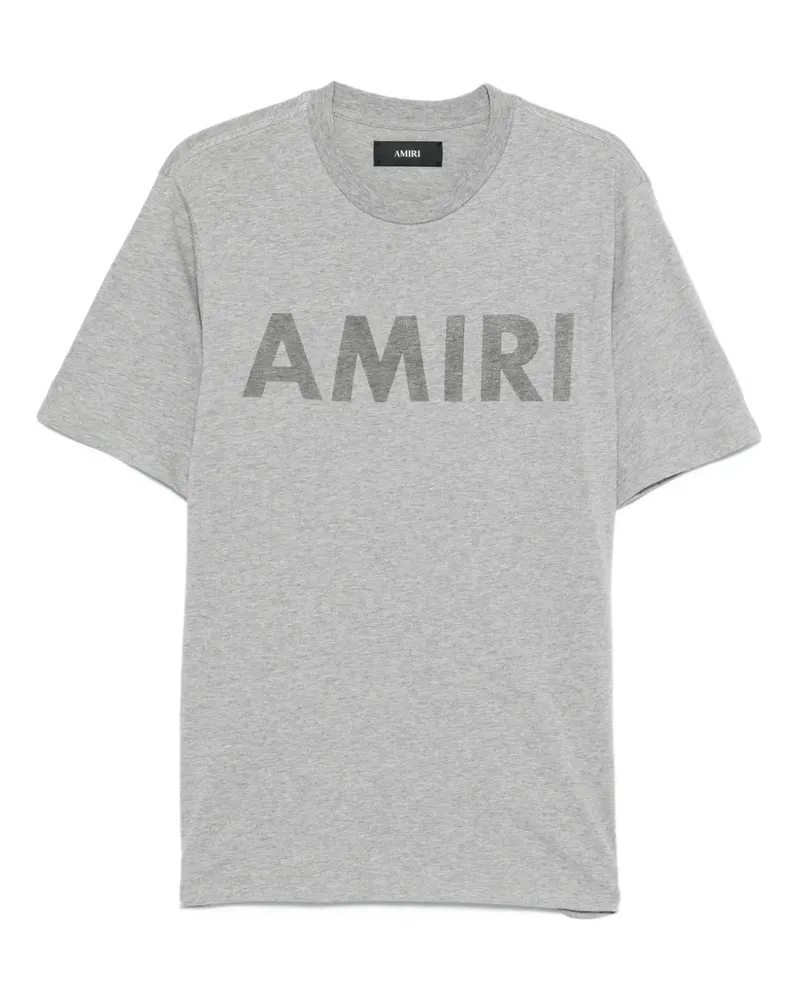Amiri T-Shirt mit Logo-Print - Grau Grau