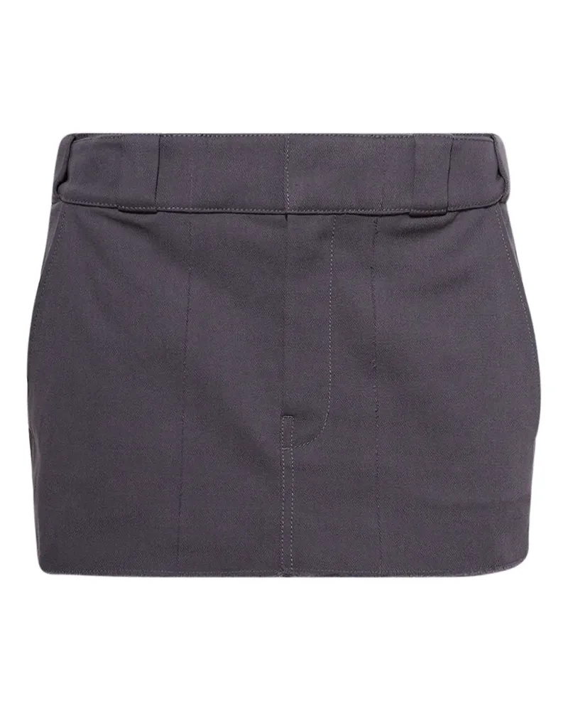 Alexander Wang Minirock mit Gürtelschlaufen - Grau Grau