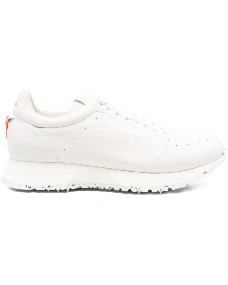Barracuda Sneakers aus Leder - Weiß Weiß
