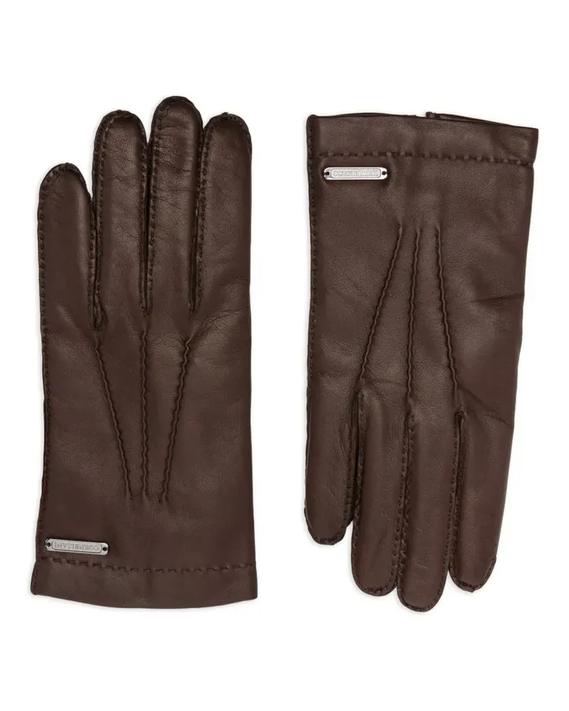 Corneliani Handschuhe aus Leder - Braun Braun