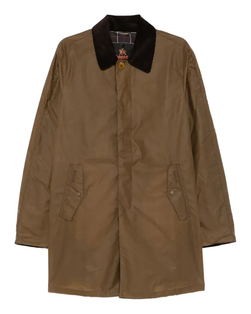 Barbour x Baracuta Mantel mit Cordkragen - Braun Braun