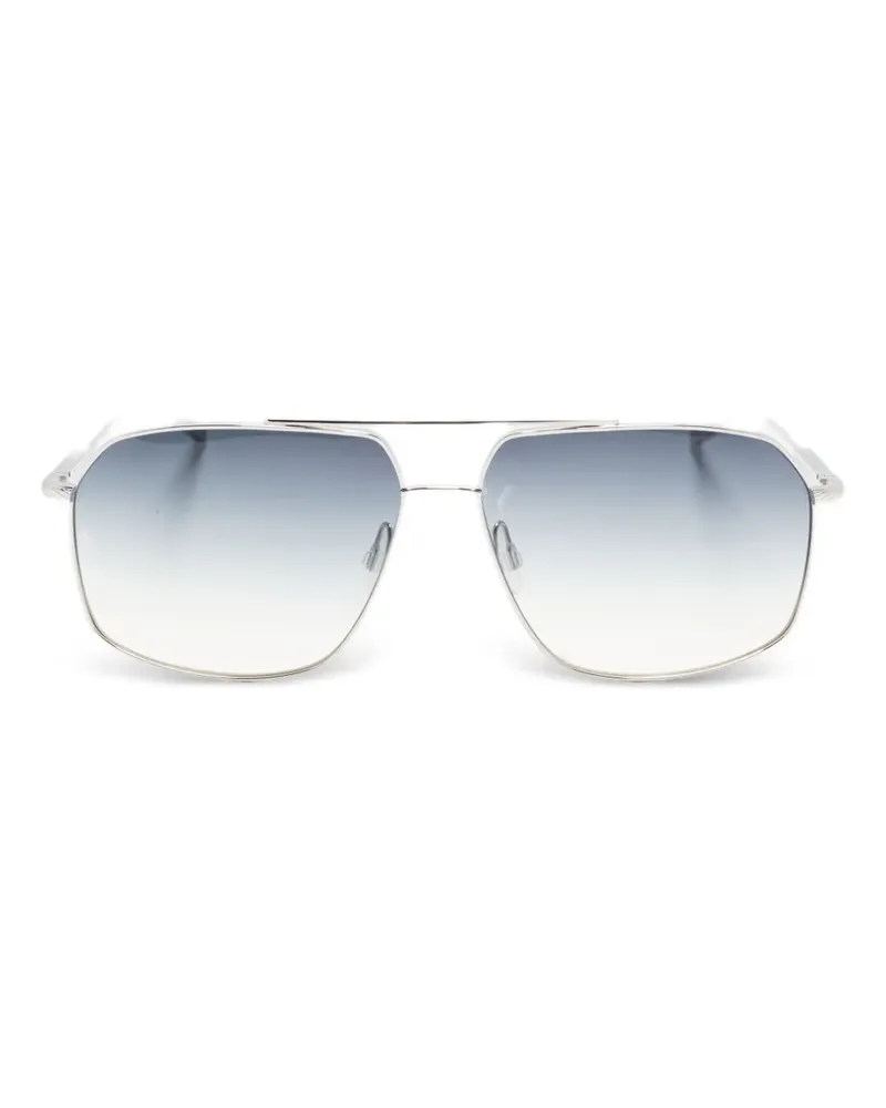 Barton Perreira Getönte Pilotenbrille - Silber Silber