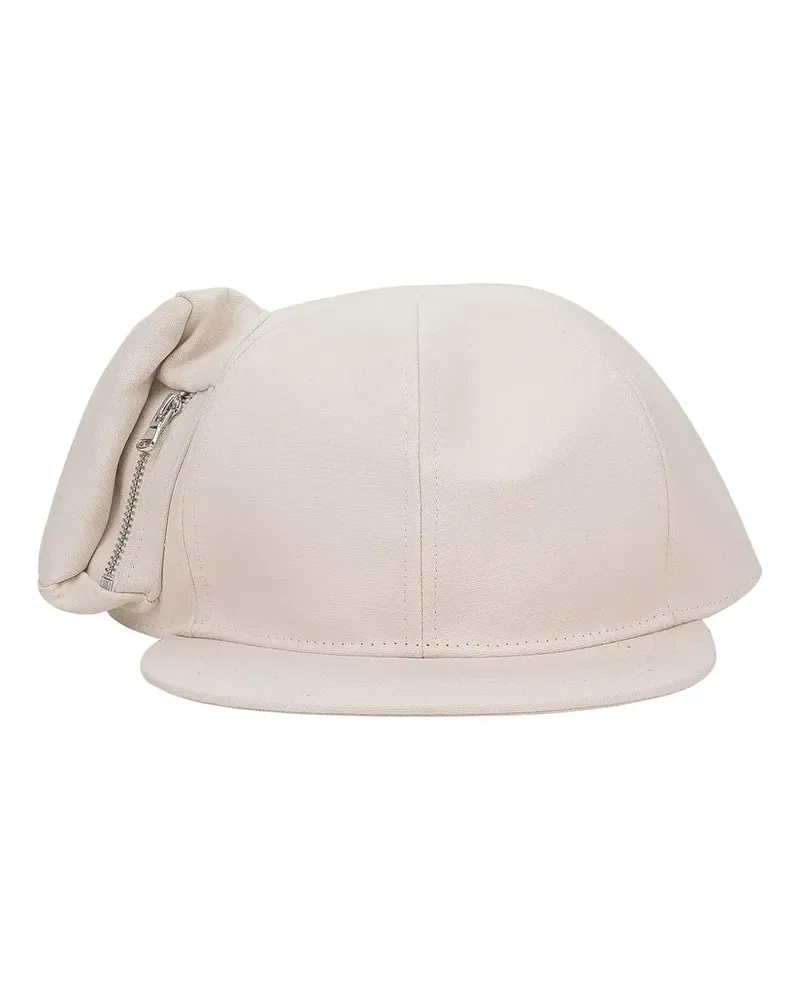 WHO DECIDES WAR zip window baseball cap - Nude Nude