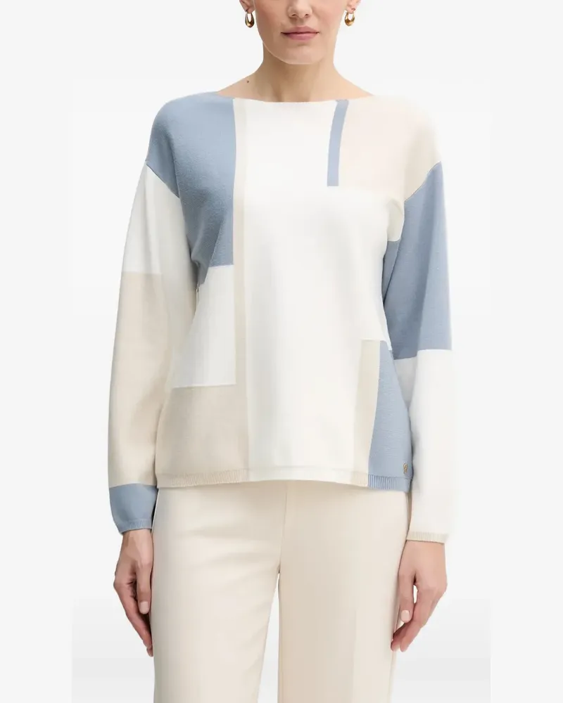 Joseph Ribkoff colourblock sweater - Weiß Weiß