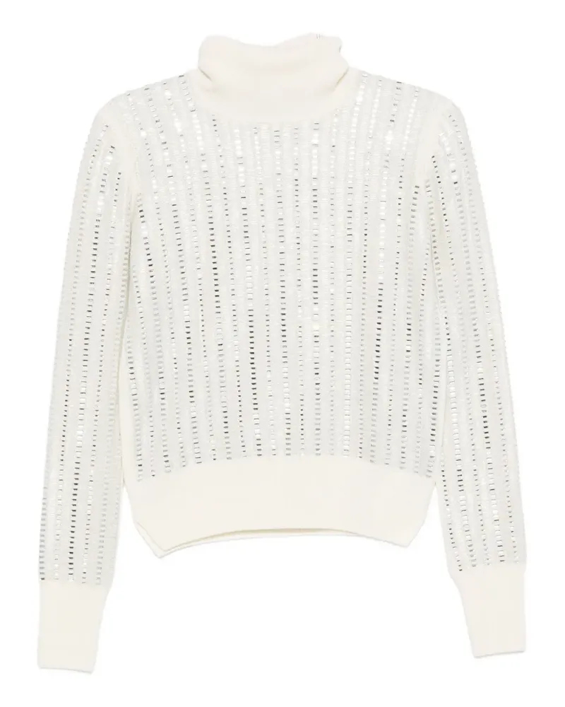 Ermanno Scervino Rollkragenpullover mit Strass - Nude Nude
