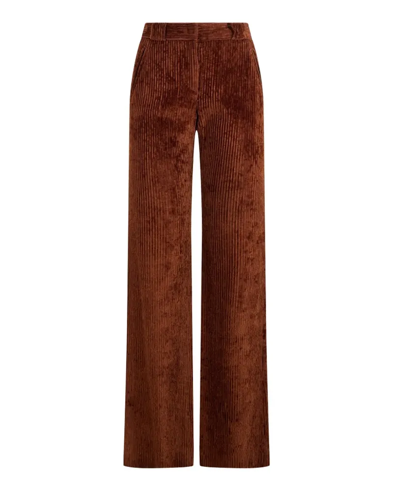 Alberta Ferretti Hose aus Cord - Braun Braun