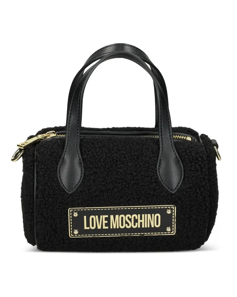 Moschino top-handle chain tote bag - Schwarz Schwarz