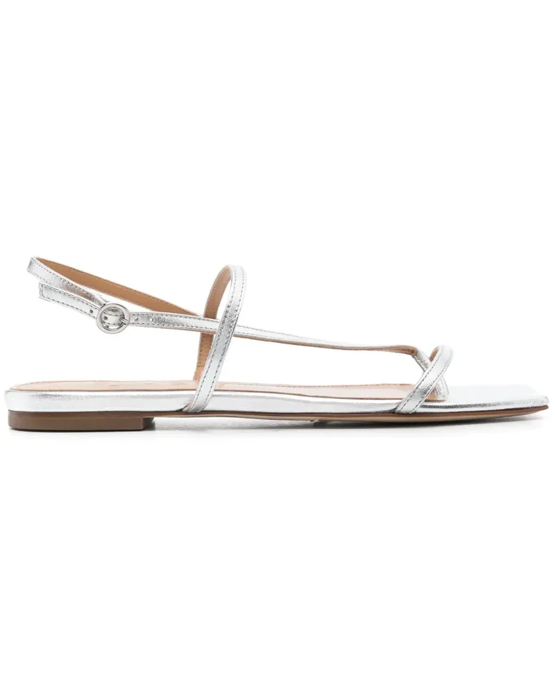 aeyde Ella Sandalen - Silber Silber