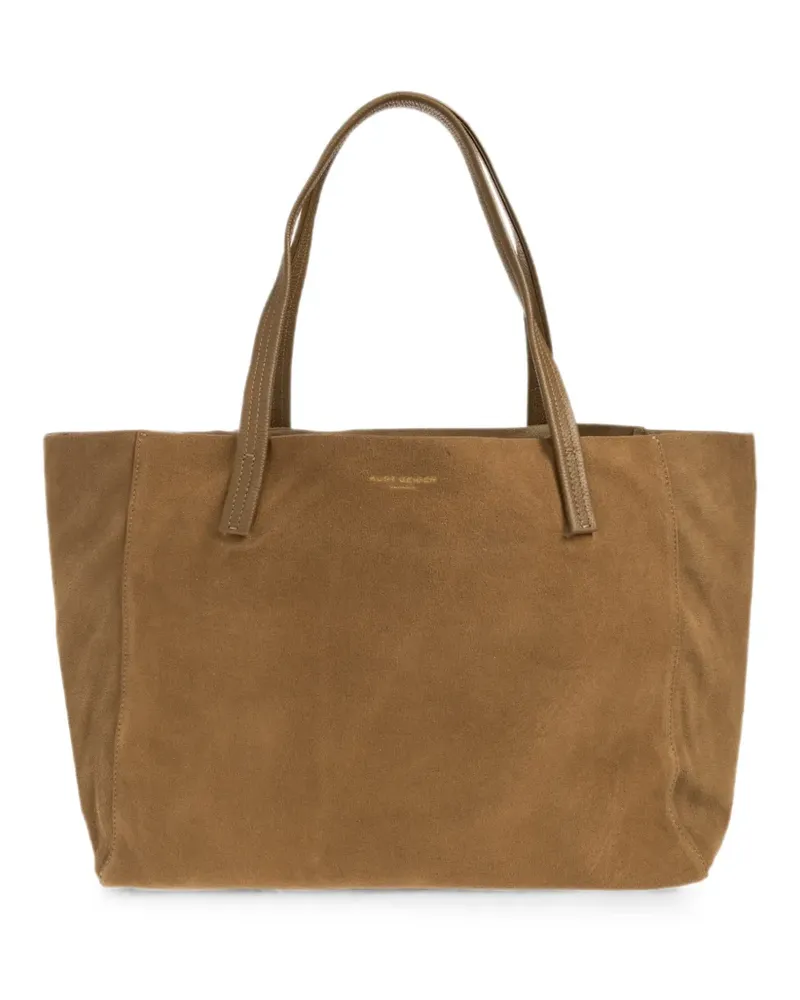 Kurt Geiger Große Violet Tote Bag aus Wildleder - Braun Braun