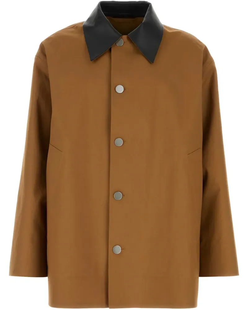 Jil Sander Klassische Hemdjacke - Braun Braun