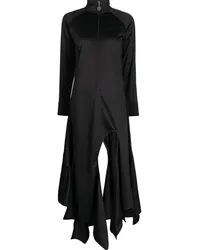 Y/PROJECT Asymmetrisches Kleid Schwarz