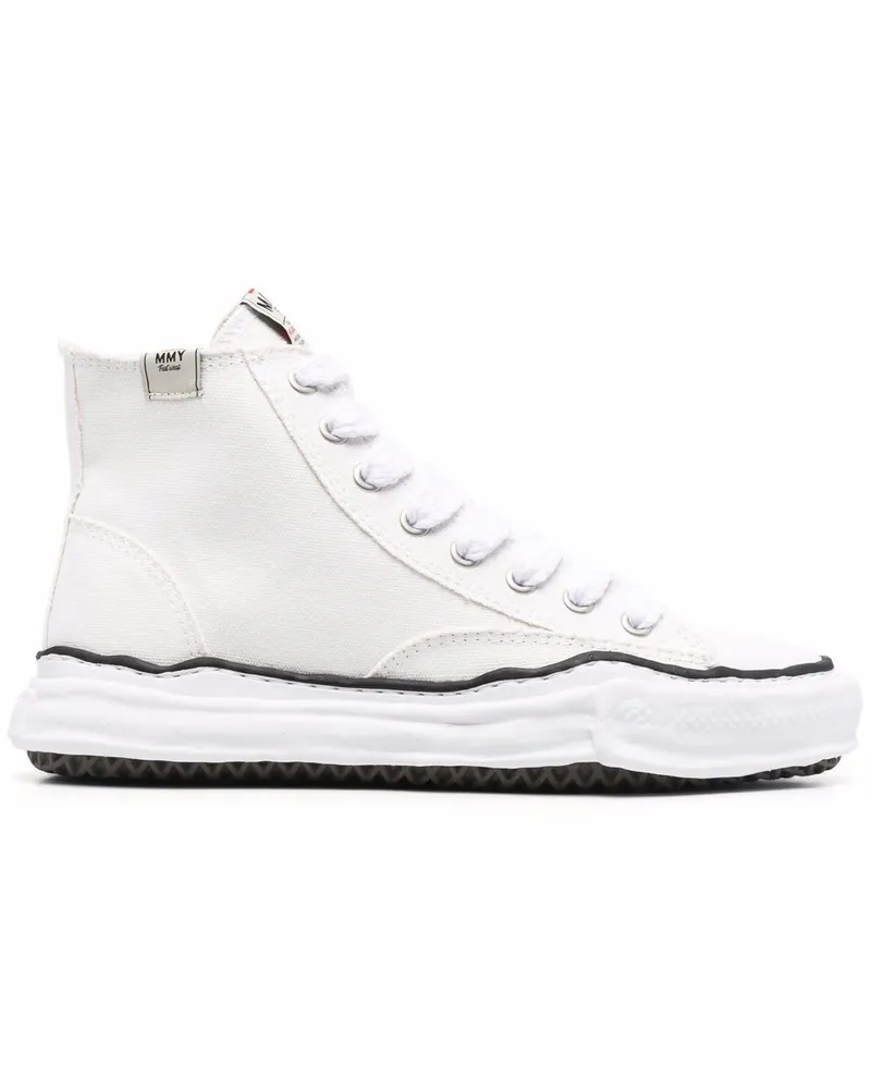 MIHARAYASUHIRO High-Top-Sneakers mit Schnürung - Weiß Weiß