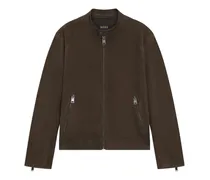 Jacke mit Reißverschluss - Braun