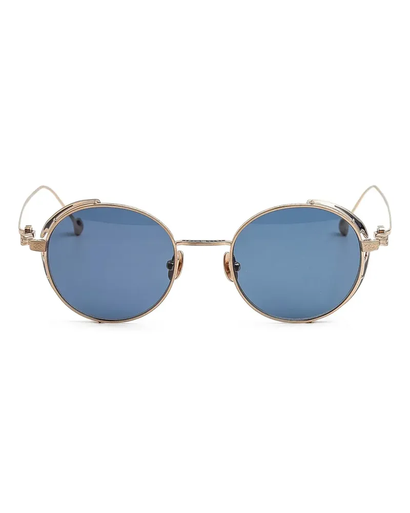 MATSUDA Sonnenbrille mit rundem Gestell - Gold Gold