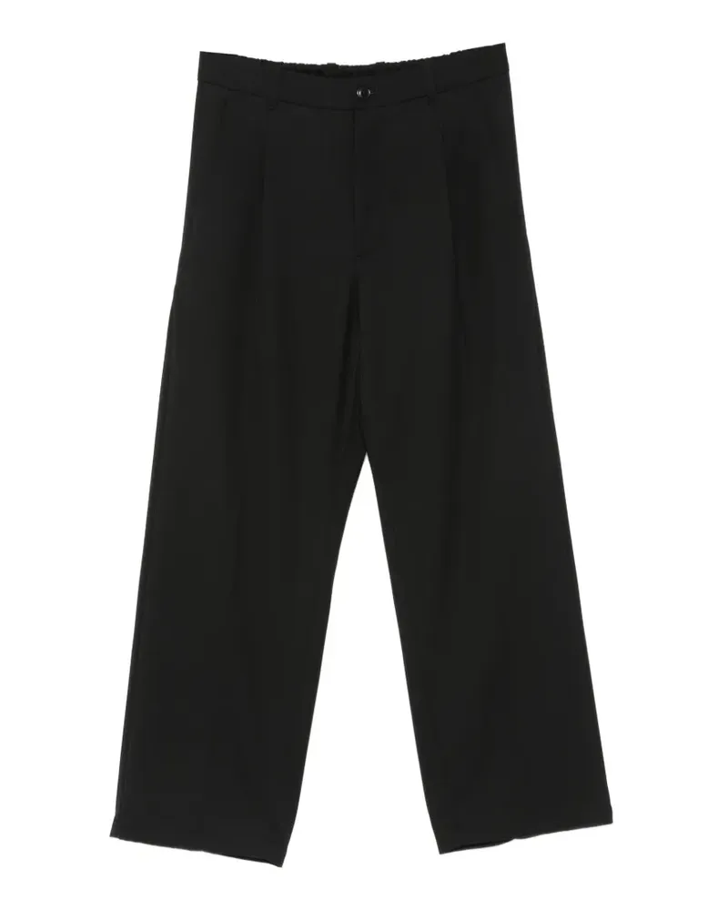 Goldwin pleated straight-leg trousers - Schwarz Schwarz