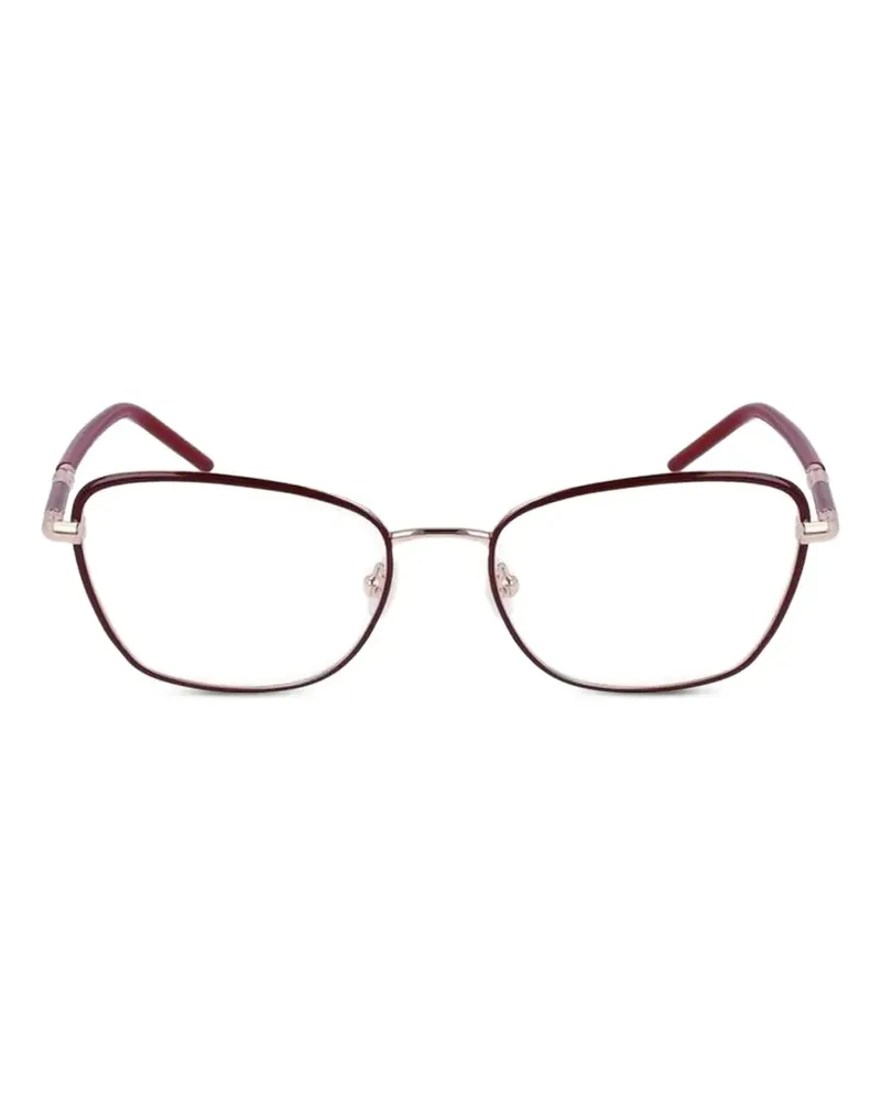 Longchamp LO2155 Brille mit geometrischen Gestell - Rot Rot