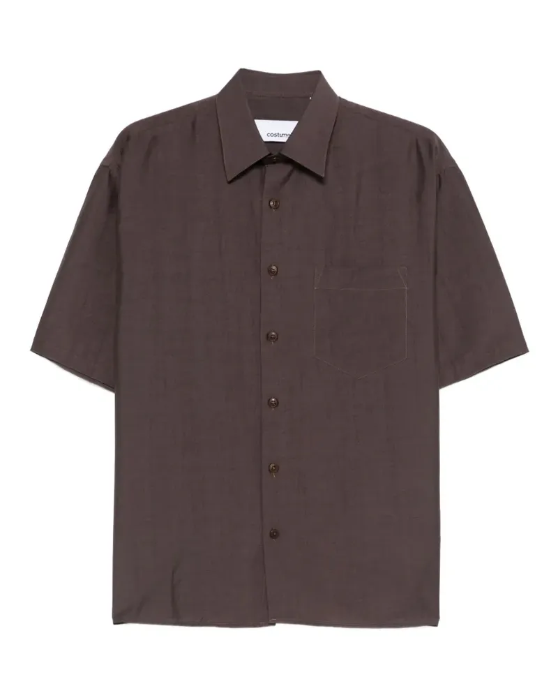 Costumein chest-pocket shirt - Braun Braun