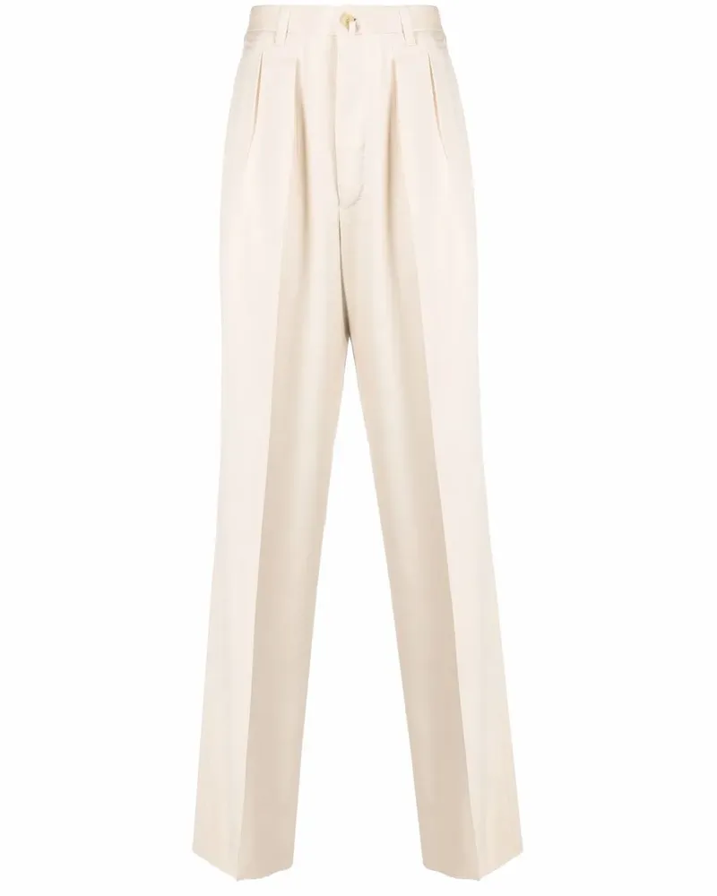 Giuliva Heritage Collection Klassische Seidenhose - Nude Nude