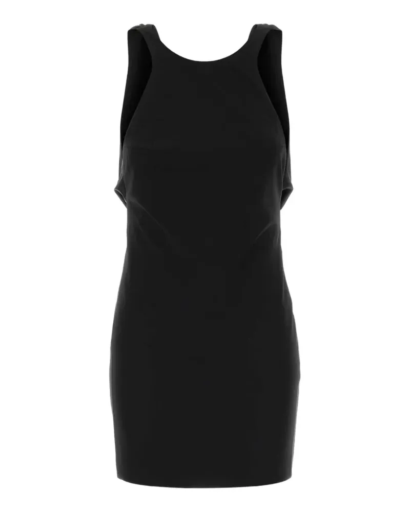 ANDAMANE draped-back mini dress - Schwarz Schwarz