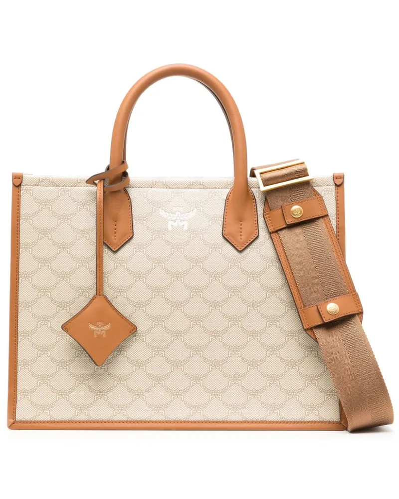 MCM Mittelgroße Himmel Lauretos Handtasche - Braun Braun