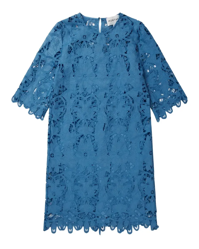 MUNTHE floral-lace mini dress - Blau Blau