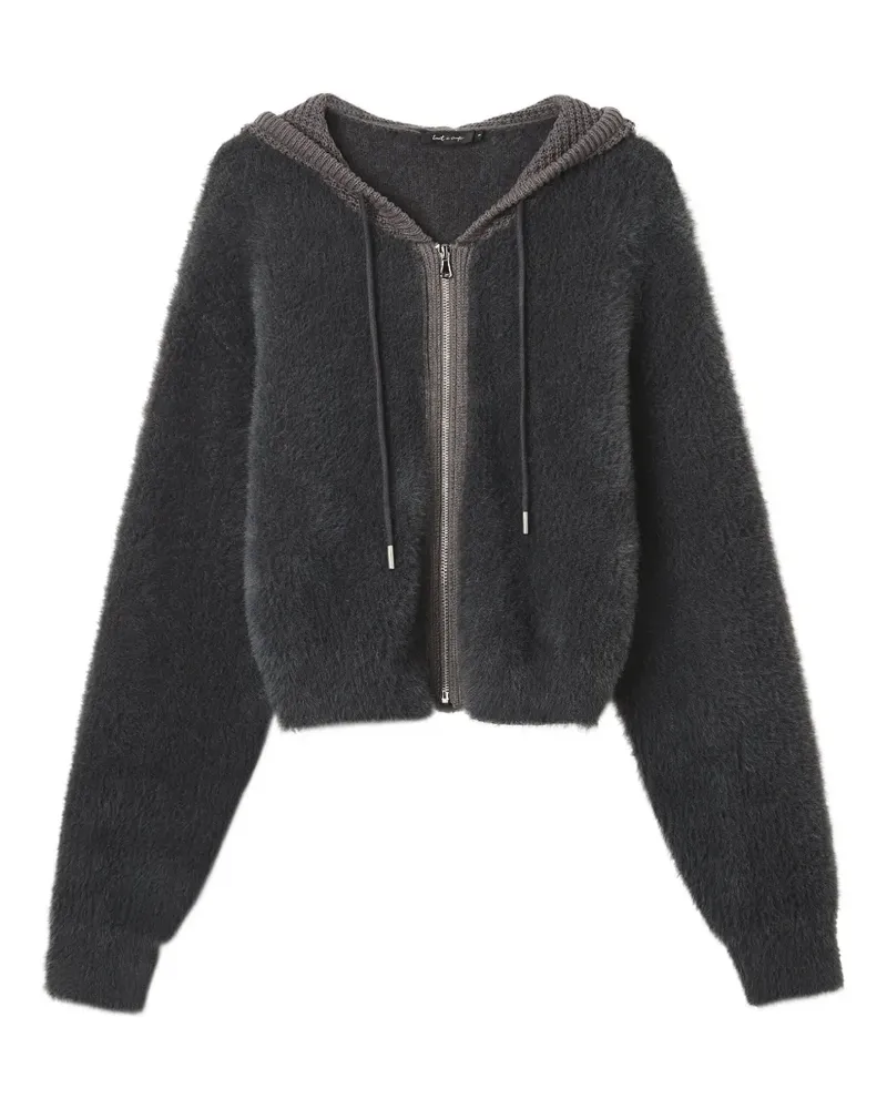 Tout a Coup Kapuzenjacke mit Reißverschluss - Grau Grau