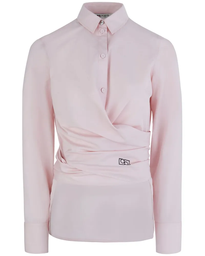Ports 1961 Gewickeltes Hemd - Rosa Rosa