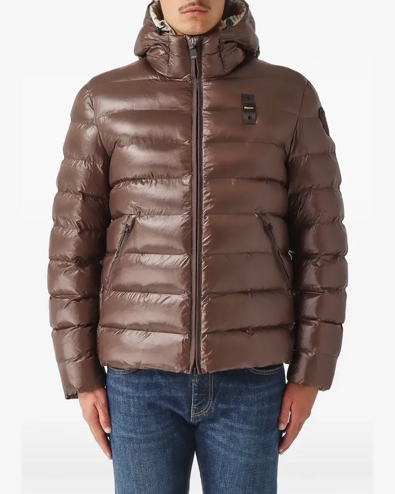 Blauer Adams hooded jacket - Braun Braun