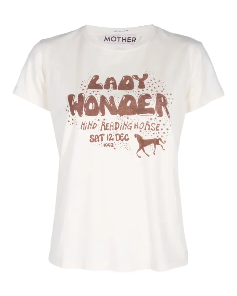Mother The Boxy Goodie Goodie T-Shirt - Nude Nude