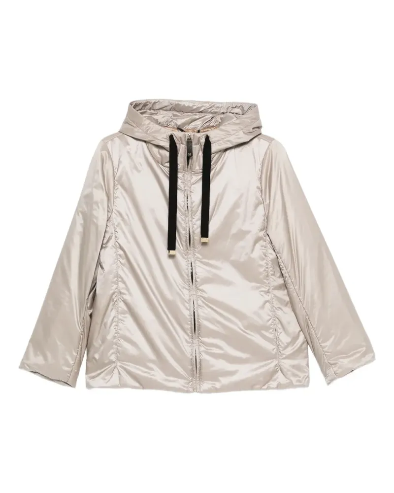 Max Mara The Cube Green Kapuzenjacke - Grau Grau