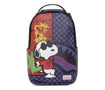 x Peanuts Rucksack mit Snoopy-Print - Violett