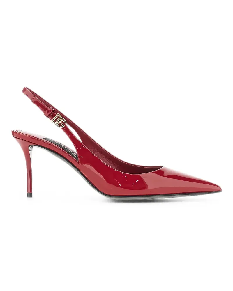 Dolce & Gabbana DG logo slingback pumps - Rot Rot