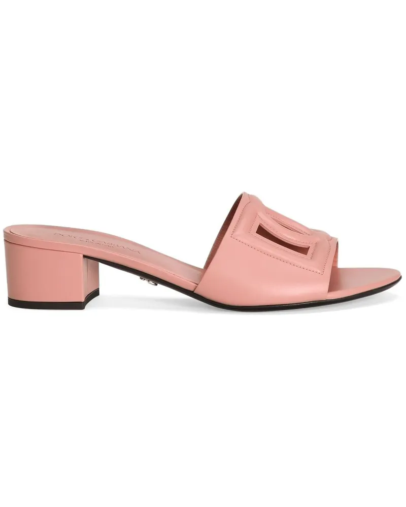 Dolce & Gabbana Bianca Sandalen 40mm - Rosa Rosa