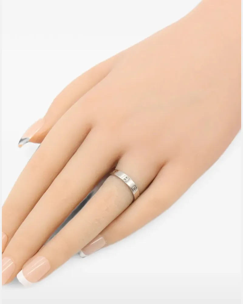 Cartier 2010s mini Love ring - Silber Silber