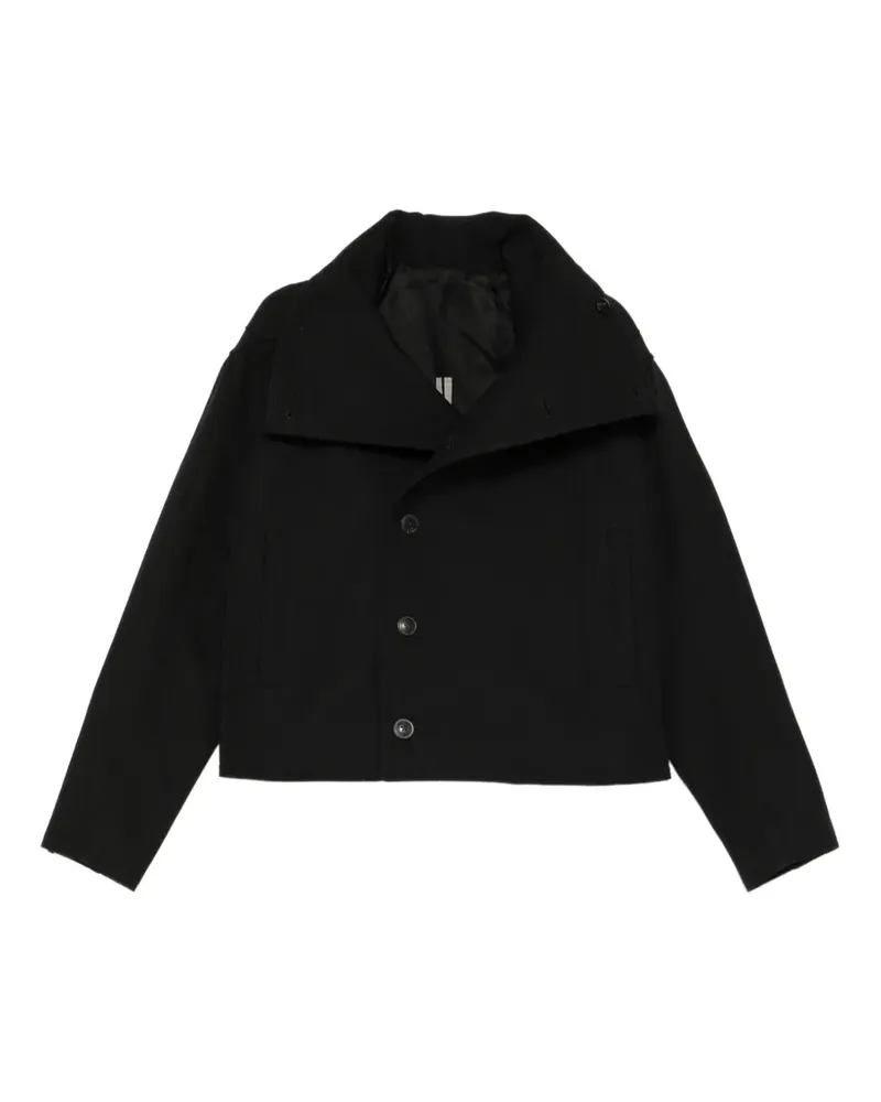 Rick Owens Biker Jumbo Stoges Jacke - Schwarz Schwarz