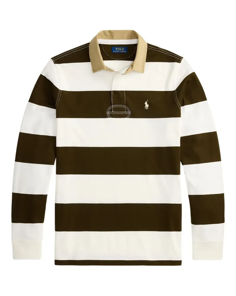 Ralph Lauren Gestreiftes Poloshirt - Braun Braun